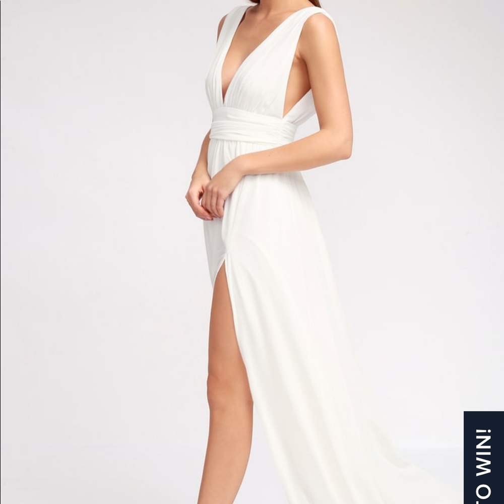 Long white lulus dress
